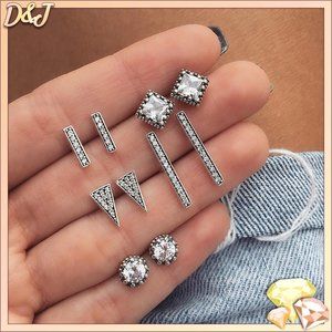 💎✨ Geometric Earring Set